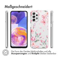 imoshion Design Hülle Galaxy A23 (5G) - Blume - Rosa