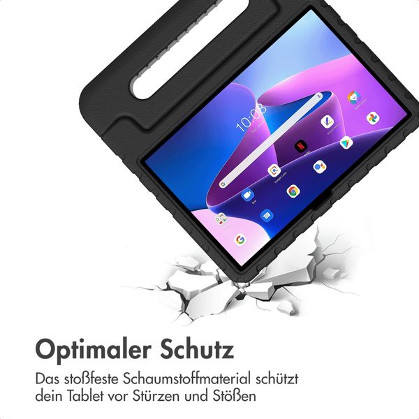 imoshion Schutzhülle mit Handgriff kindersicher Lenovo Tab M10 (3rd gen) - Schwarz