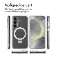 Accezz Ring Stand Backcover mit MagSafe Samsung Galaxy S24 - Transparent
