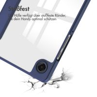 imoshion Trifold Hardcase Klapphülle Samsung Galaxy Tab A11 / A9 8.7 Zoll - Dunkelblau