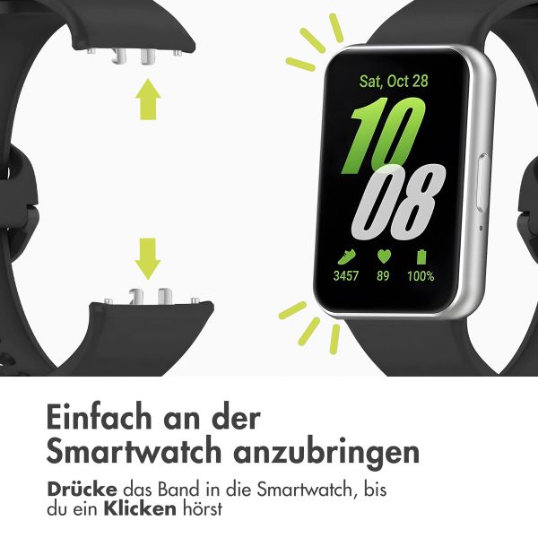 imoshion Silikonband für das Samsung Galaxy Fit 3 - Schwarz