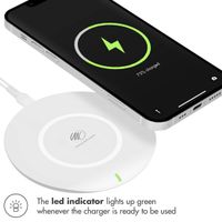 imoshion Qi Soft Touch Wireless Charger - Kabelloses Ladegerät - 10 Watt - Weiß