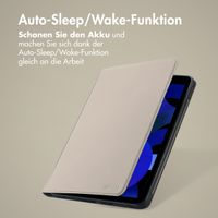 Accezz Classic Klapphülle Apple iPad Pro 11 (2018/2020/2021/2022) / Air 5 (2022) / Air 4 (2020) - Greige