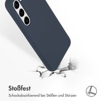 Accezz Liquid Silikoncase für das Samsung Galaxy S23 - Dunkelblau