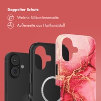 Selencia Vivid Rückabdeckung mit MagSafe Apple iPhone 17 - Rosy Marble