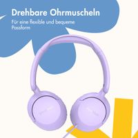 imoshion Kinderkopfhörer mit AUX-Kabel - Dezibelbegrenzer - Lavender Lilac