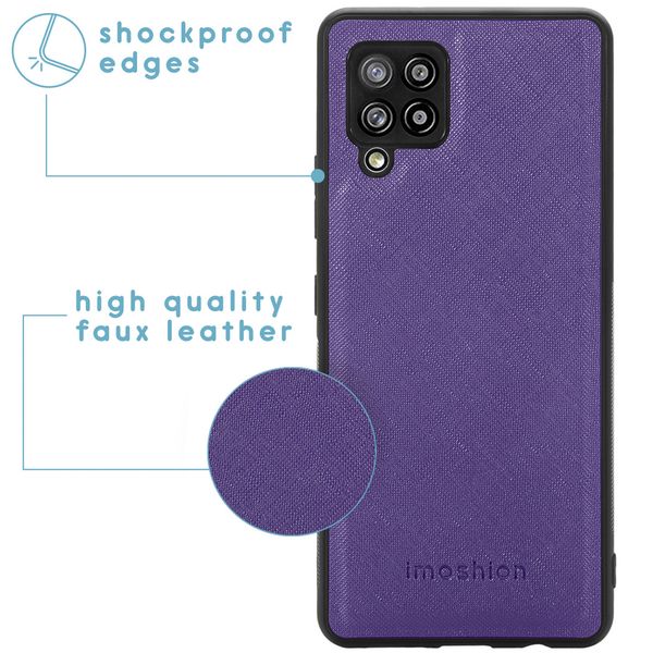 imoshion Luxuriöse Portemonnaie-Klapphülle Samsung Galaxy A42 - Violett