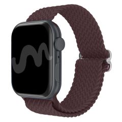 imoshion Gewebtes Nylonarmband für Apple Watch | 38/40/41/42 mm - Burgundy