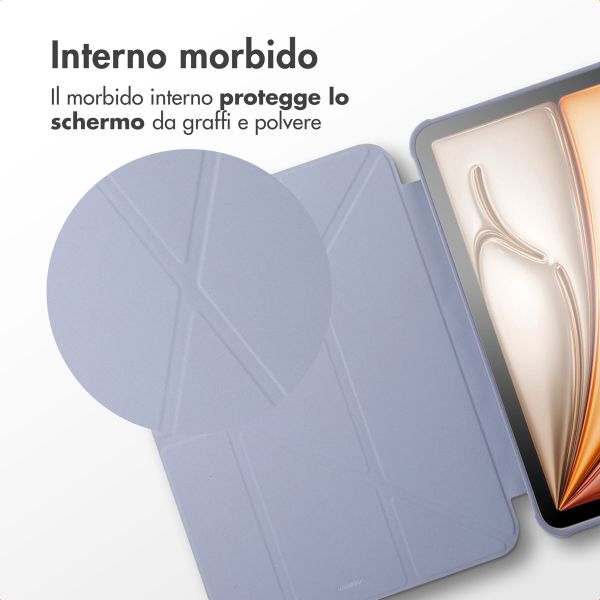 imoshion Origami Klapphülle Apple iPad 11 (2025) 11 Zoll A16 / iPad 10 (2022) 10.9 Zoll - Lavender