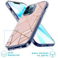 imoshion Design Hülle für das Apple iPhone 12 (Pro) - Pink Graphic