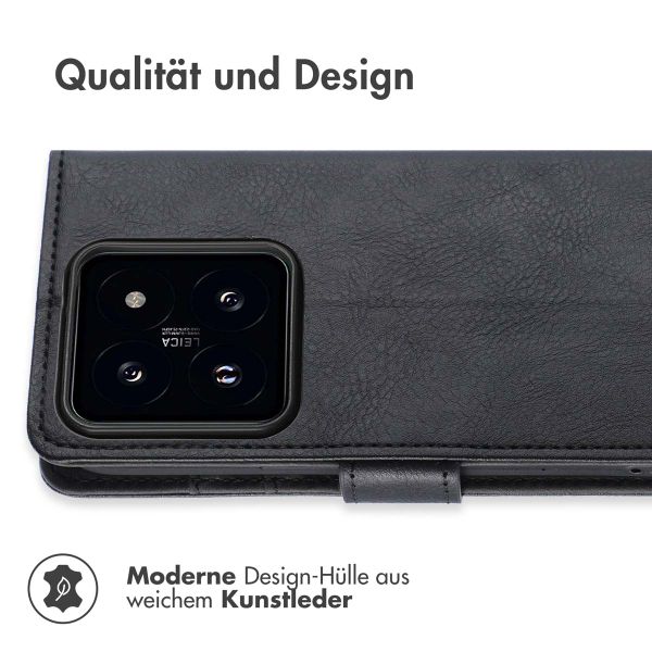 imoshion Luxuriöse Klapphülle für das Xiaomi 14 - Schwarz