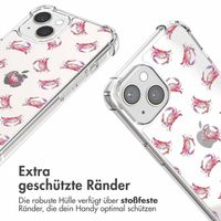 imoshion Design Hülle mit Band Apple iPhone 13 - Crab Watercolor