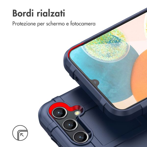 imoshion Rugged Shield Backcover Samsung Galaxy A14 (5G/4G) - Dunkelblau