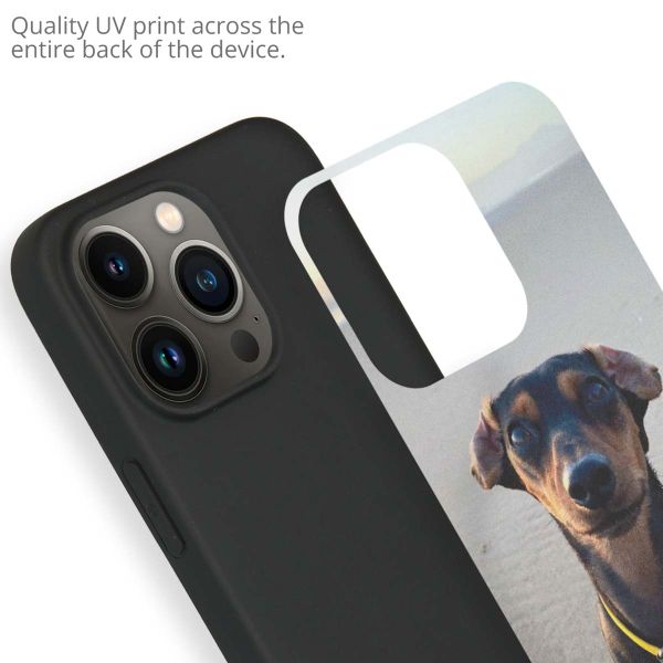 Gestalte deine eigene Apple iPhone 13 Pro Gel Hülle - Schwarz