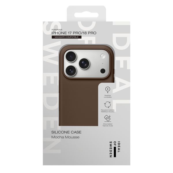 iDeal of Sweden Silikonhülle mit MagSafe Apple iPhone 18 Pro / 17 Pro - Mocha Mousse