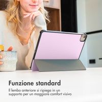 imoshion Trifold Klapphülle Apple iPad 11 (2025) 11 Zoll A16 / iPad 10 (2022) 10.9 Zoll - Rosa