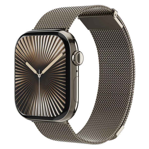 Vonmählen Milanese Loop 2 Armband für deine Apple Watch | 44/45/46/49 mm - Desert Sand