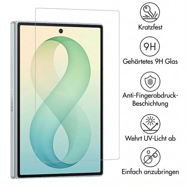 Accezz Displayschutz 2er-pack aus gehärtetem Glas Samsung Galaxy Z Fold 8