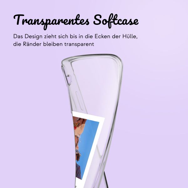 Personalisierte Hülle mit Polaroid Samsung Galaxy A52(s) (5G/4G) - Transparent