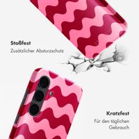 Selencia Vivid Tough Back Cover für das Samsung Galaxy S24 - Wave Vibes Lipstick