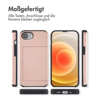 imoshion Backcover mit Kartenfach iPhone 16e - Rosé gold