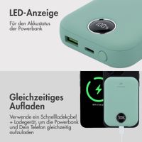imoshion MagSafe Powerbank 10.000 mAh - Kabellose Powerbank - Salbeigrün