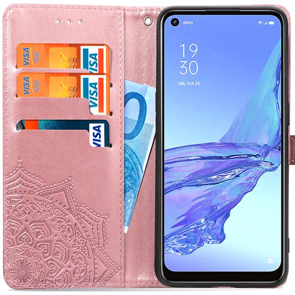 imoshion Mandala Klapphülle Oppo A53 / Oppo A53s - Rosé gold