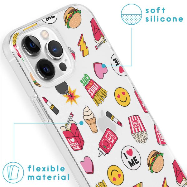 imoshion Design Hülle für das iPhone 13 Pro - Allover fastfood