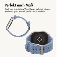 imoshion Corduroy-Band für Apple Watch | 44/45/46/49 mm - Hellblau