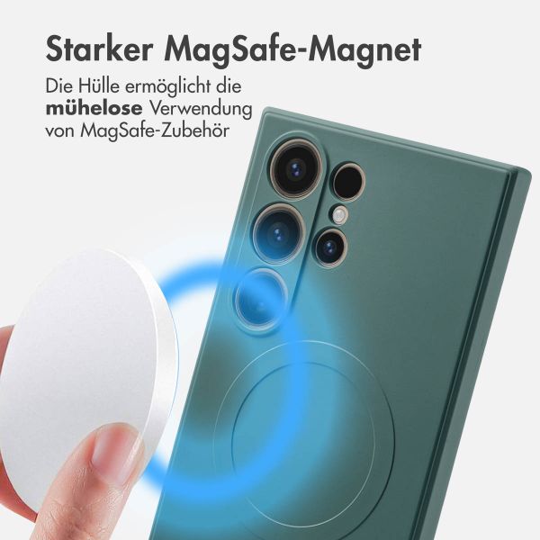 imoshion Color Back Cover mit MagSafe Samsung Galaxy S24 Ultra - Dunkelgrün