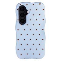 Selencia Vivid Wavy Backcover mit MagSafe Samsung Galaxy S26 - Happy Dots Digital Sky