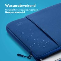 imoshion Laptop Hülle 13 Zoll - Laptop Sleeve mit Fach - Cobalt Blue