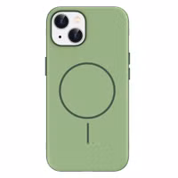 imoshion Color Backcover mit Thin MagSafe Ring Apple iPhone 14 / 13 - Dunkelgrün