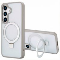 Accezz Ring Stand Backcover mit MagSafe Samsung Galaxy S25 Plus - Grau