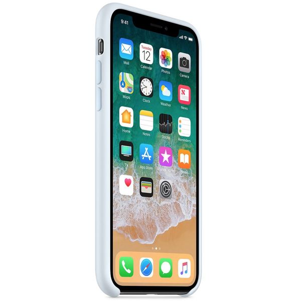 Apple Silikon-Case Sky Blue für das iPhone X