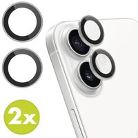 imoshion 2er-Pack Objektivschutz für Kamera für das Apple iPhone 16 / 16 Plus - Weiß