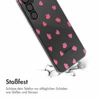 imoshion  Design Hülle für das Samsung Galaxy A55 - Dusty Rose Connected Hearts