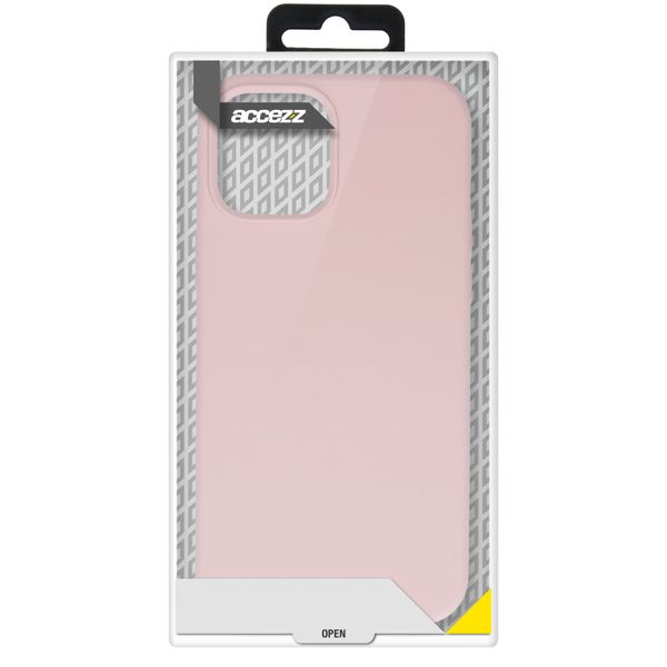 Accezz Liquid Silikoncase Apple iPhone 12 Pro Max - Rosa