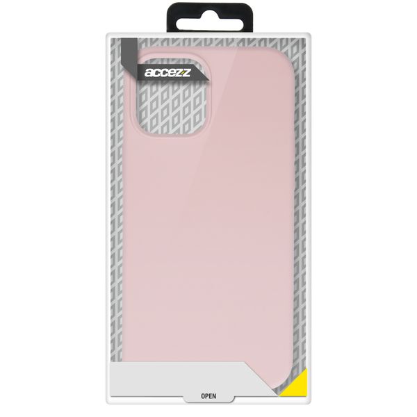 Accezz Liquid Silikoncase für das iPhone 12 Pro Max - Rosa