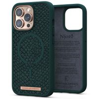 Njorð Collections Salmon Leather MagSafe Case für das iPhone 13 Pro - Dark Green