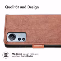 imoshion Luxuriöse Klapphülle für das Xiaomi 12 Lite - Braun