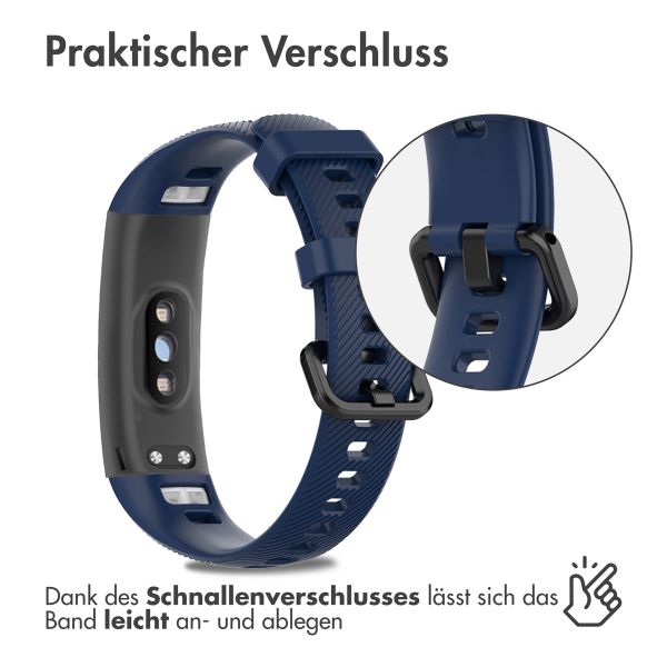 imoshion Silikonband für das Honor Band 4 - Dunkelblau