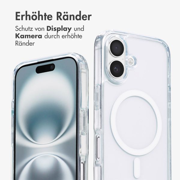 imoshion MagSafe Hülle mit abnehmbarem Band für das Apple iPhone 16 Plus - Transparent