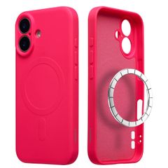 imoshion Color Back Cover mit MagSafe Apple iPhone 16 - Neon Pink