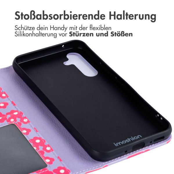 imoshion Design Klapphülle Samsung Galaxy A54 (5G) - Dusty Rose Blossoms