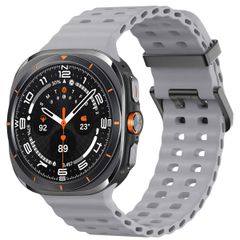 imoshion Ocean Silikonarmband für das  Samsung Galaxy Watch Ultra (2024/2025) - Brown Gray