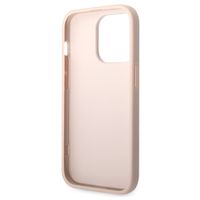 Guess 4G Metal Logo Back Cover für das iPhone 15 Pro - Rosa