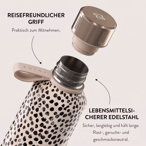 Burga Water Bottle - 500 ml - Almond Latte