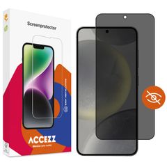 Accezz Privacy Displayschutz aus gehärtetem Glas für das Samsung Galaxy S25