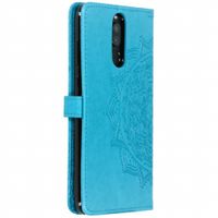 Mandala Klapphülle Blau für das Huawei Mate 10 Lite